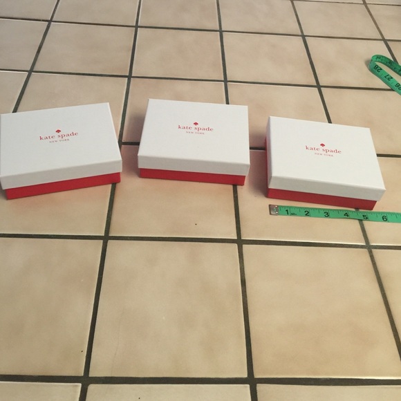 Authentic Kate spade jewelry boxes.
