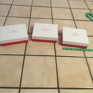 Authentic Kate spade jewelry boxes.