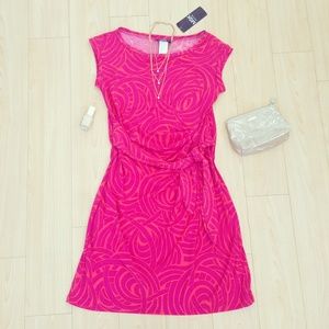 🌷 HP 🌷 NWT Bright Fushia and Orange Dress
