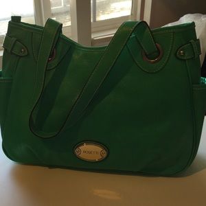 Rosetti turquoise handbag many pockets