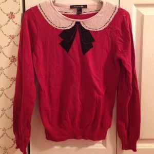 Forever 21 Bow tie Sweater