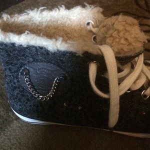 Juicy couture sparkle tennis shoes