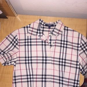 Burberry short sleeve button up