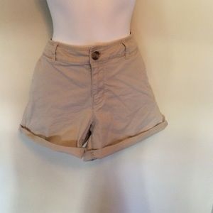Beige Shorts