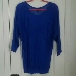 Bright Blue top size L