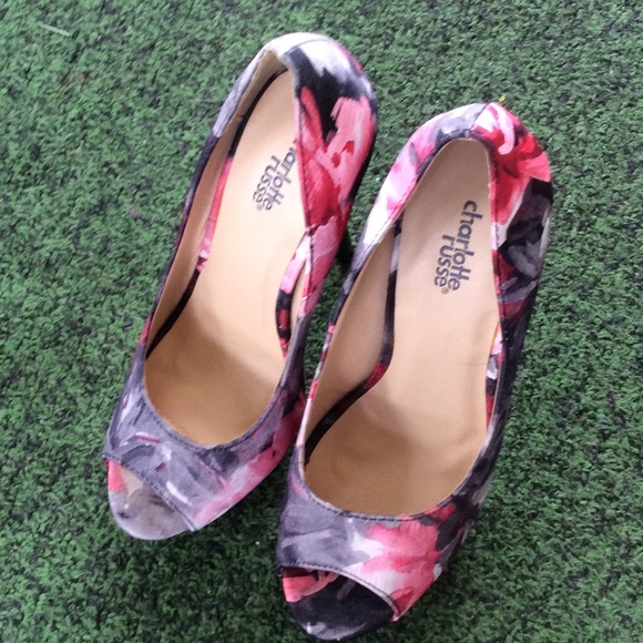 Floral shoes