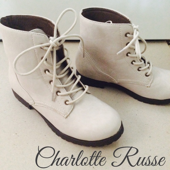 Charlotte Russe Shoes - Short Combat Boots