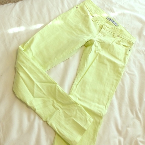 Nine Planet Denim - Nine Planet lime skinny jeans Nine Planet Denim - Nine Planet lime skinny jeans