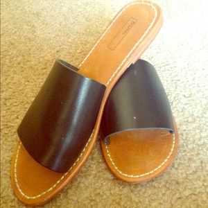 Black and Tan sandals