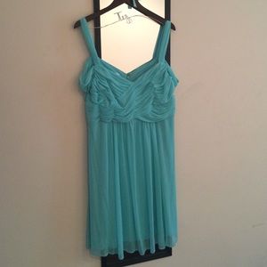 Short Chiffon/Mesh Bridesmaid Dress