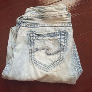 Silver jeans Tuesday fit light washed W26/L23