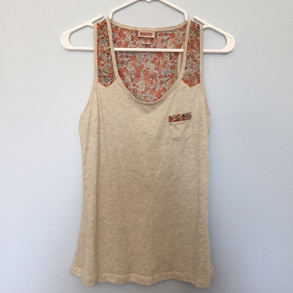 Mossimo Floral Tank Top - Picture 1 of 2