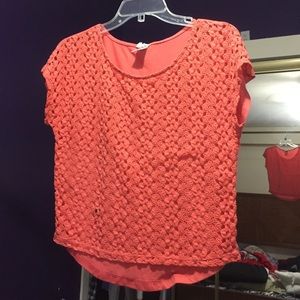 see through in the front, covered in the back