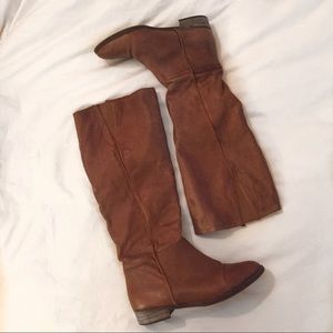 STEVE MADDEN Colaterl Brown Riding Boots