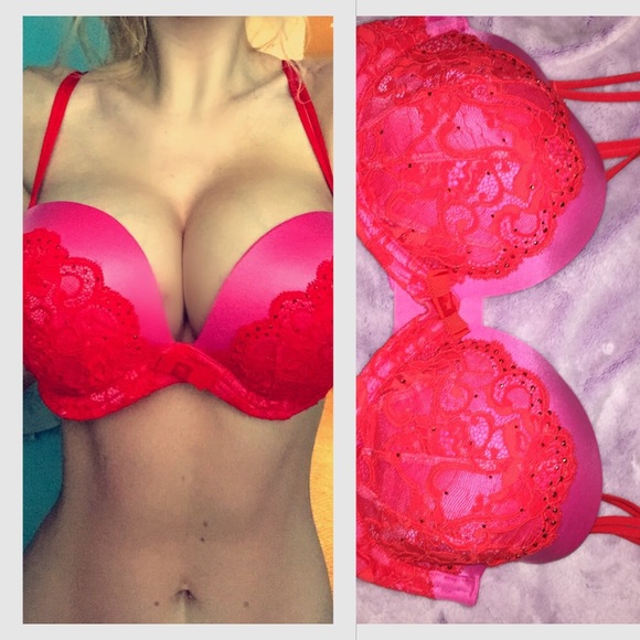VS Very Sexy Pink&Red Bra