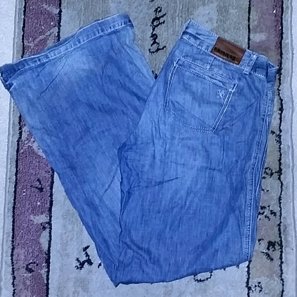 Express 100% Cotton Mock Denim Wide Leg Pant