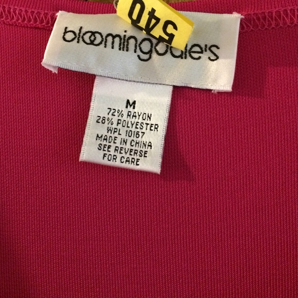 πHP - Pink, long-sleeved Bloomie's dress. - Picture 3 of 4