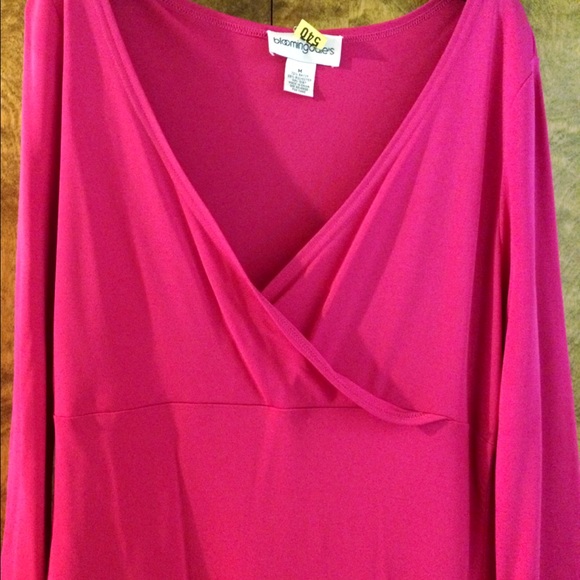 πHP - Pink, long-sleeved Bloomie's dress. - Picture 4 of 4
