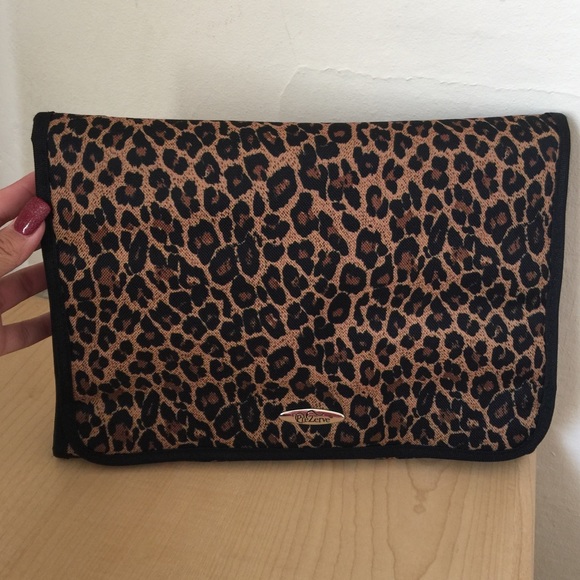 Prezerve leopard print jewelry organizer