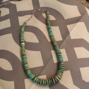 Bamboo/stone necklace