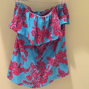 Lily Pulitzer Wiley Tube Top
