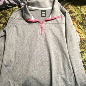 VS Pink half zip running jacket