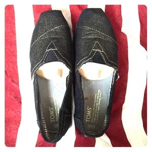 Black Toms with Gold tint