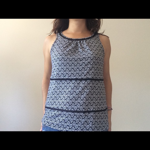 Cute Cotton Black and White tank