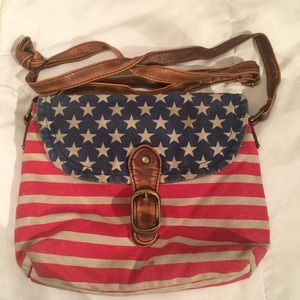 American Flag Crossbody Bag
