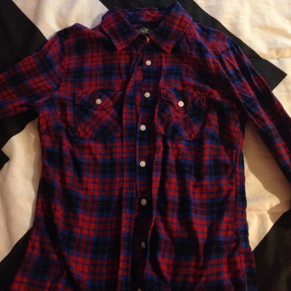 NWOT Red and Blue Flannel