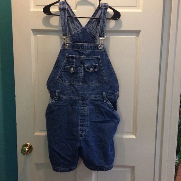 Denim Short Overalls