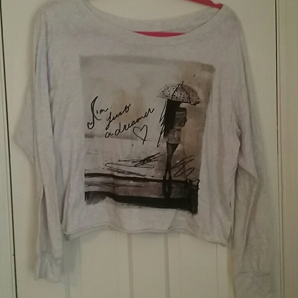 I'm just a dreamer crop top size XL