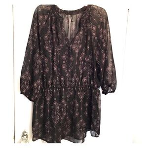 🎈REDUCED!! Aztec print chiffon flowy top