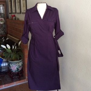 Converse eggplant dress