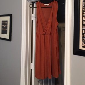 Burnt orange Forever 21 tunic dress
