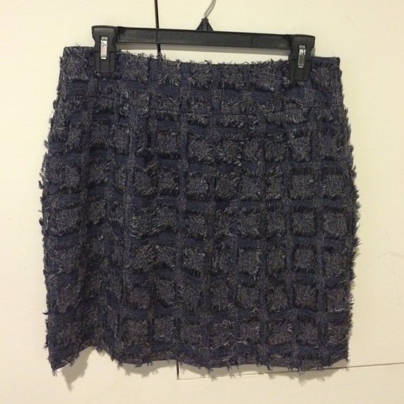 Forever 21 Blue Tweed Skirt