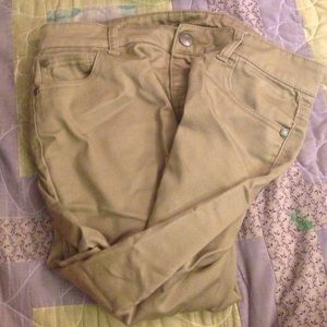 khaki jeans/pants