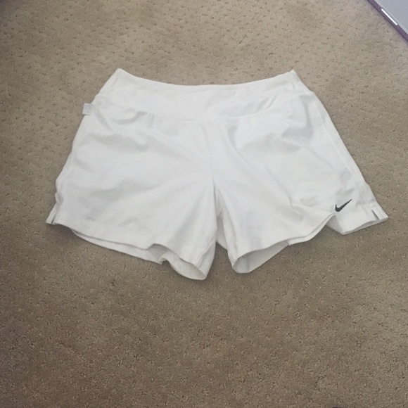 Nike white shorts