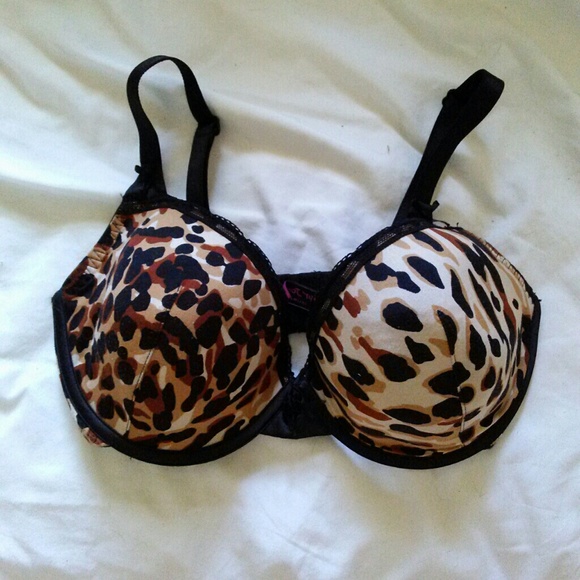 Betsey Johnson leopard print bra