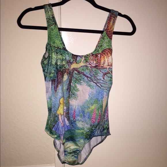 Alice in Wonderland leotard