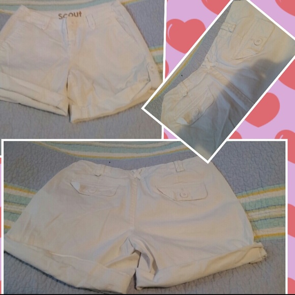 White shorts.