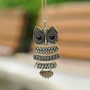 Retro Owl Necklace