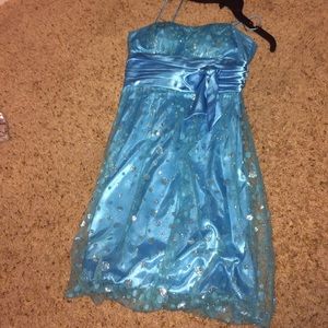 BLUE FANCY DRESS
