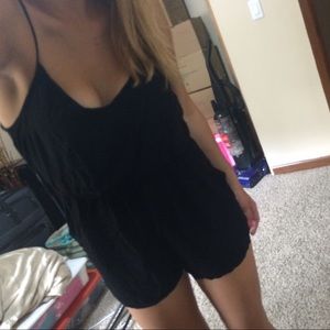 Black romper size 8