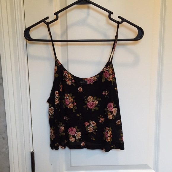 Floral crop top
