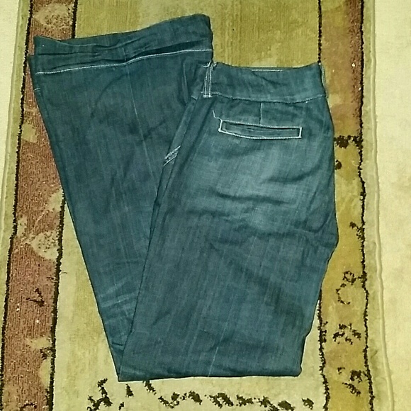 American Eagle Dark Wash Wide Leg Jean