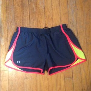 Women's Under Armour running shorts. Size Large