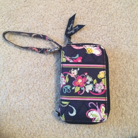 Vera Bradley wristlet and iPhone holder