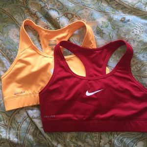 Nike Pro Sports Bras Sz. Small
