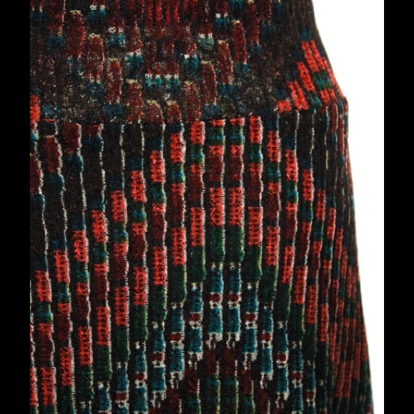 NWT VERONICAM CHEVRON ABSTRACT PRINT SKIRT SZ L - Picture 3 of 4